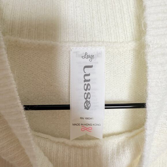 Lusso L Notre Dame Fighting Irish Simone Striple Mock Neck Sweater - Picture 4 of 10